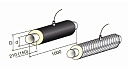 Элементы трубопровода в ППУ изоляции